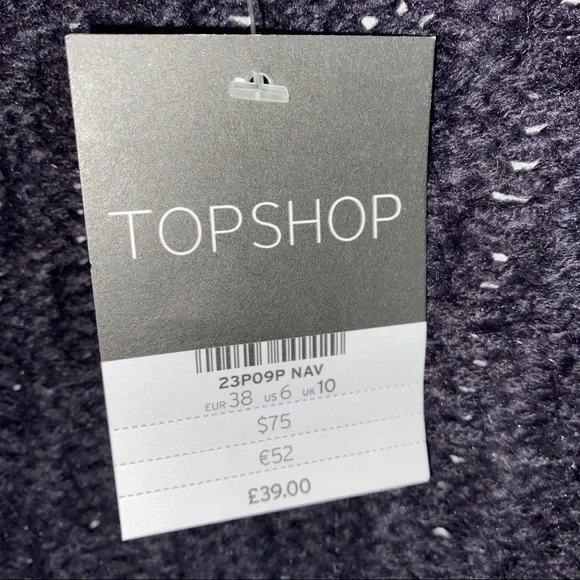 Topshop navy cardigan - Picture 6 of 10